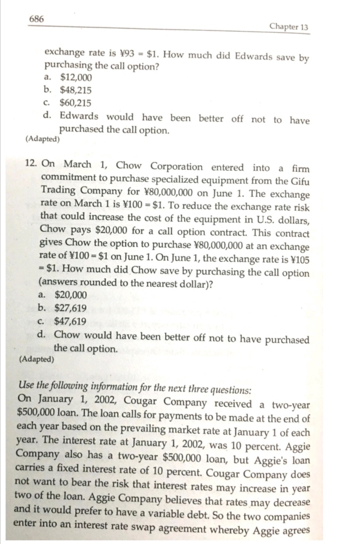 Please make it organize thank you. 680 Chapter 13 10. In