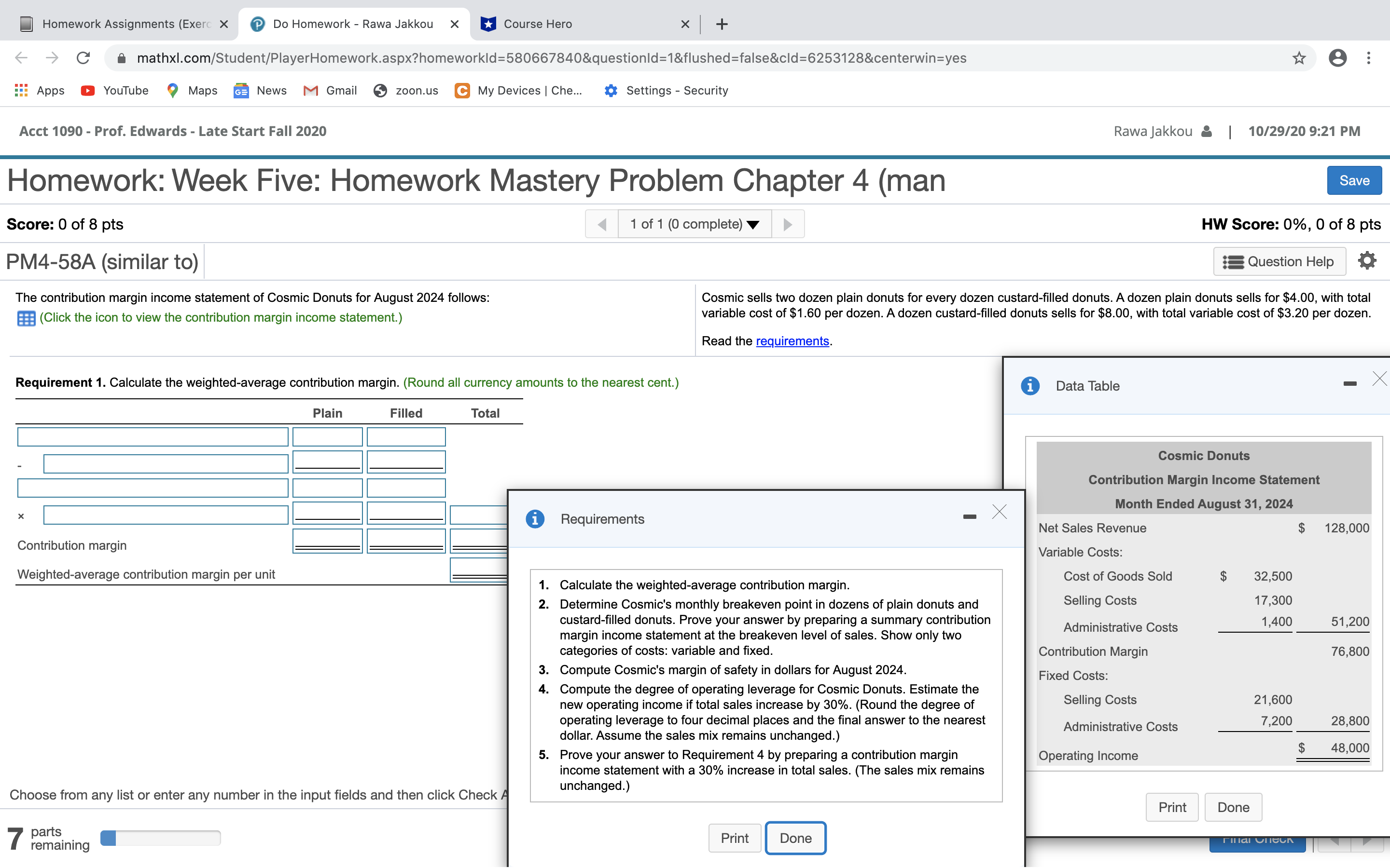 can you explain each stop please Homework Assignments (Exerc X Do Homework