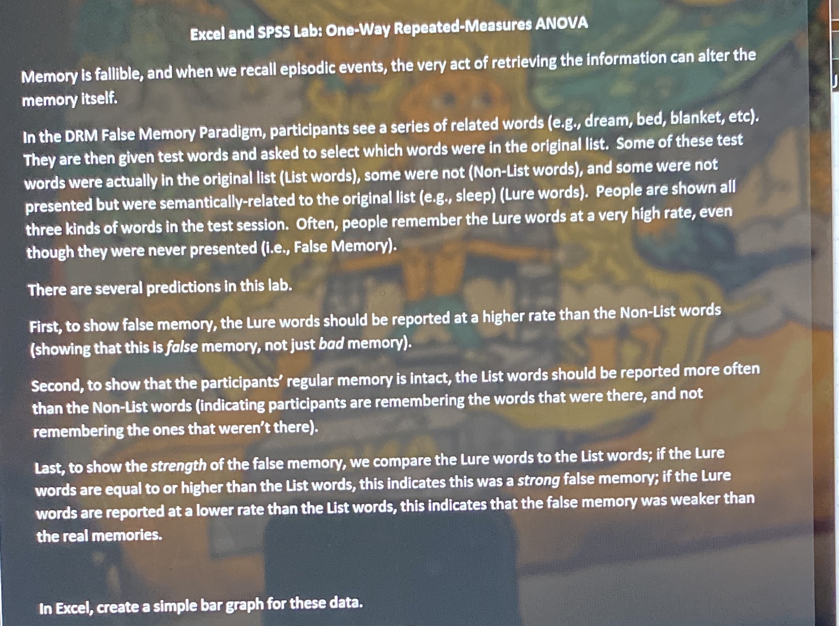 I am making a bar graph, What should I make the titles