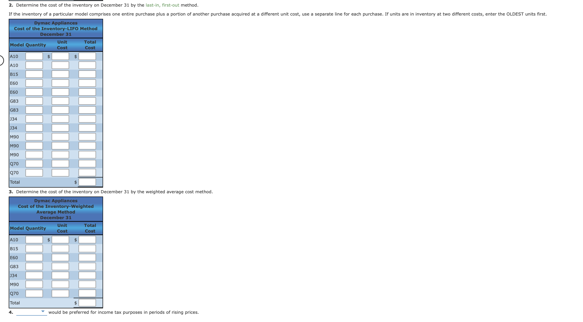 to do it, thank you very much! Periodic Inventory by Three Methods