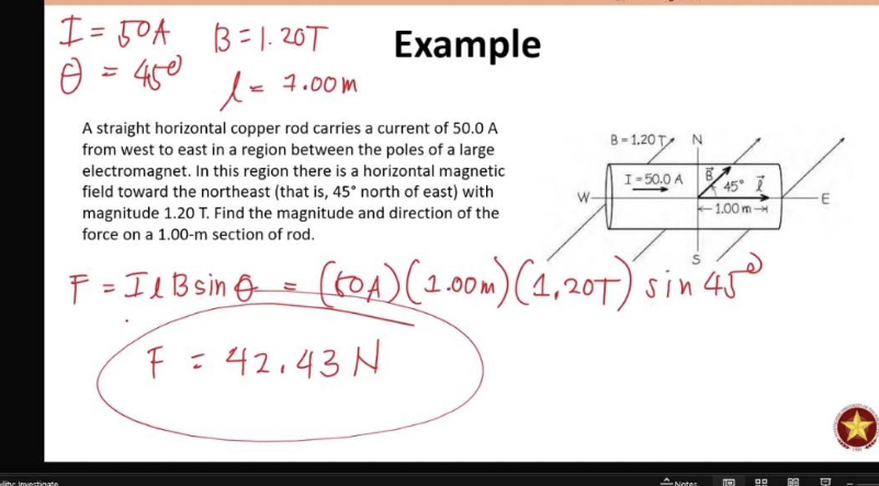 2 mm O 3 mm O 4 mm10 An electron experiences a