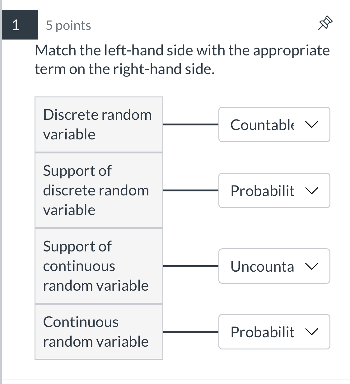 probability mass function f (a) = .25 (.75). Compute the probability P(X