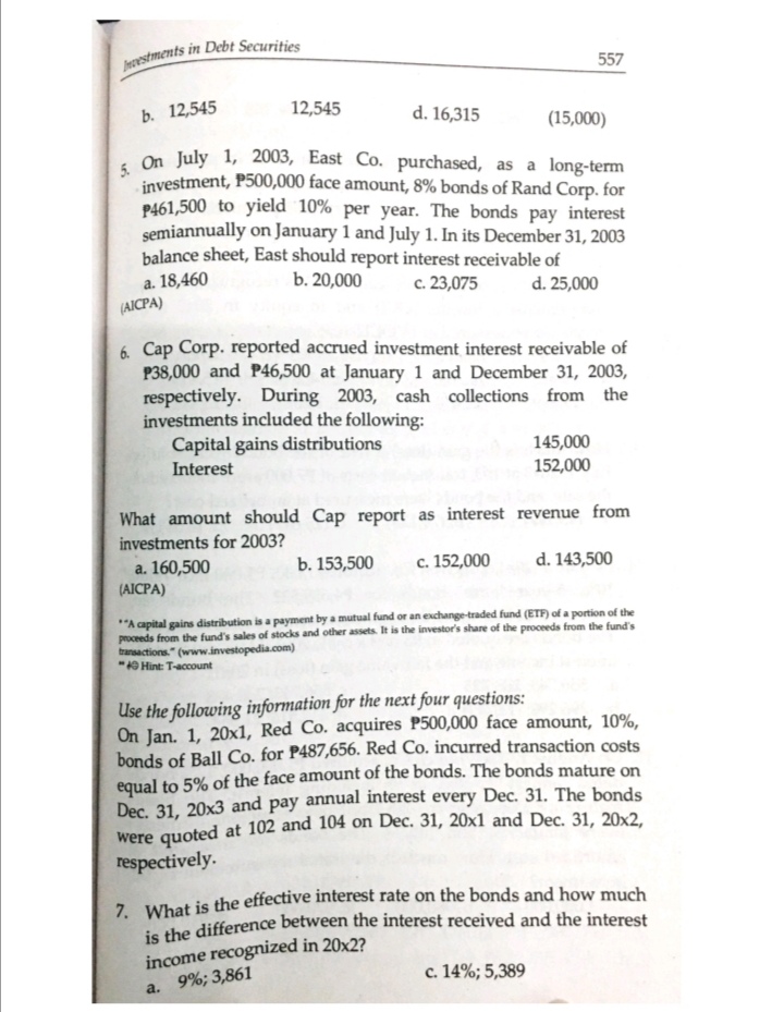 December 31, 2002? a. $0 b. $8,929 c. $10,000 d. $500,000 (Adapted)550