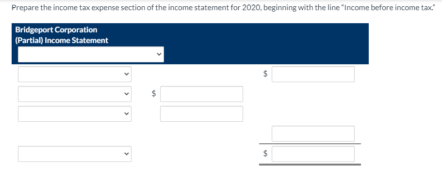 Below List of AccountsAllowance to Reduce Deferred Tax Asset to Expected Realizable