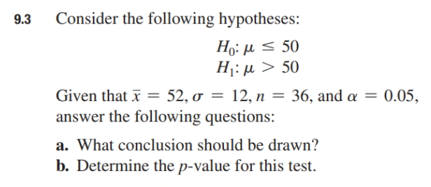 the following data: x = 75 s = 20 n = 36Q
