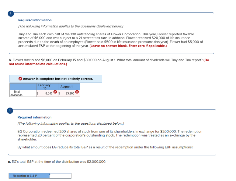 Required inform etion IThe fm'.'owlng app'/es to the questions displayed be,'owl Tiny