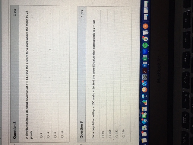 A negative value for a correlation indicates: O decrease in X tend
