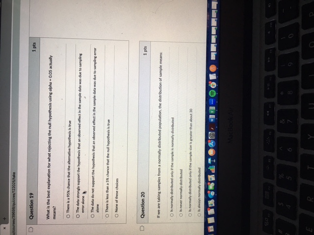 Question 22 1 pts A distribution of test scores is approximately normal