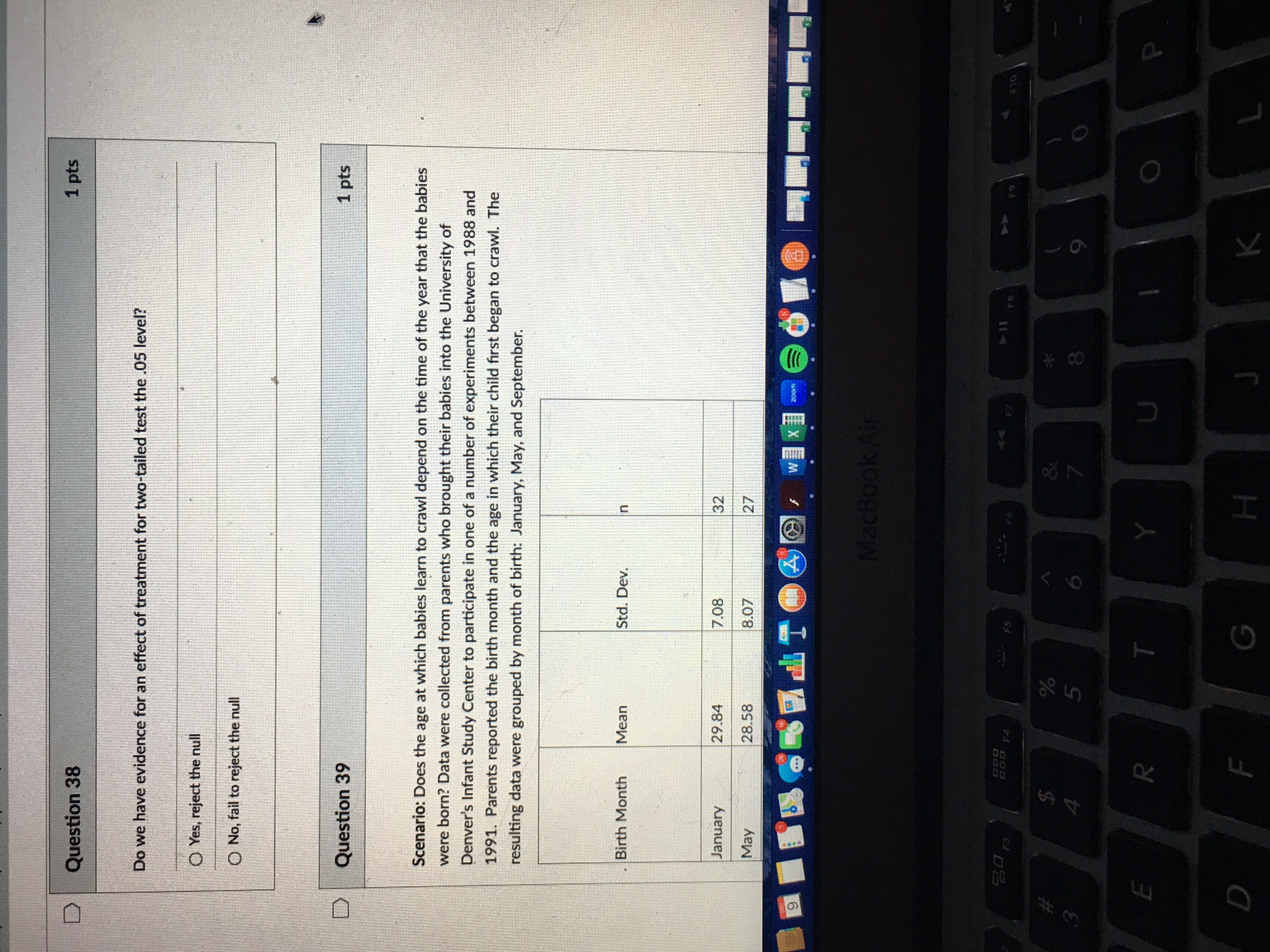 0.97 MacBook Air E R YDI Question 25 1 pts A Cognitive