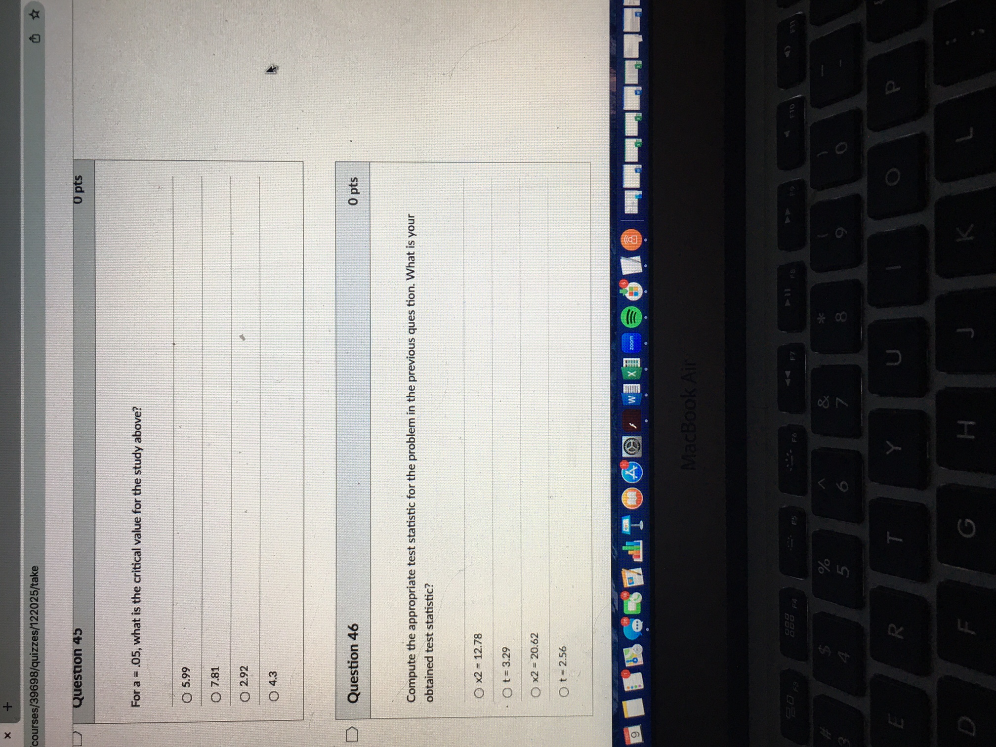 X is 25, What is the slope of the line of best