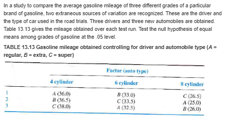 at the a = .05 level. TABLE 13.12 A knight's move Latin