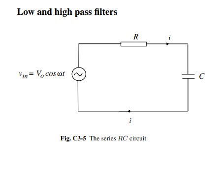 in an RC circuit such as that in Fig. C3-5 when a