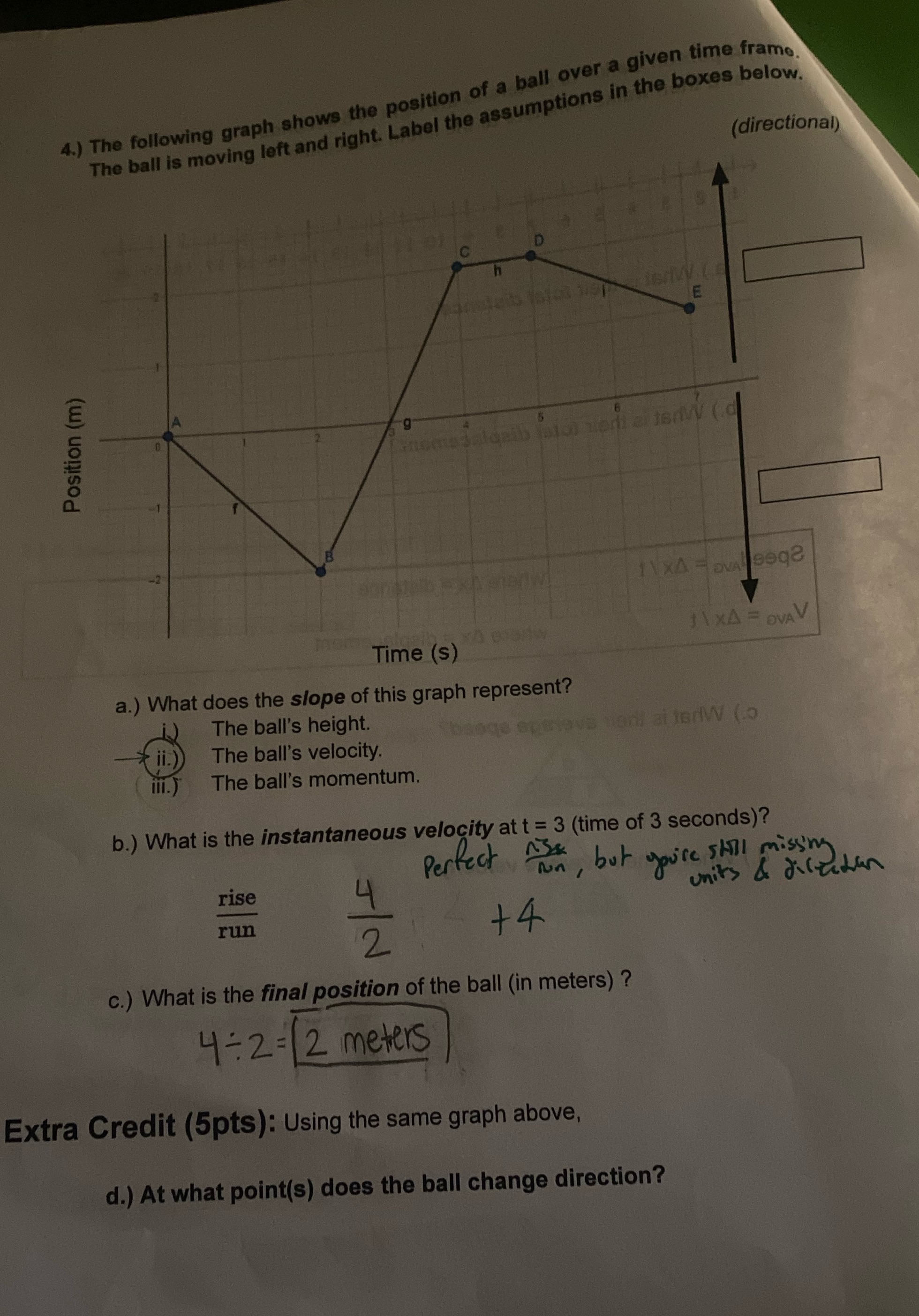 this is test corrections someone please help me get the right answers