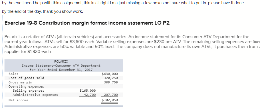 Need help for someoneto look over this I am missing some boxes,