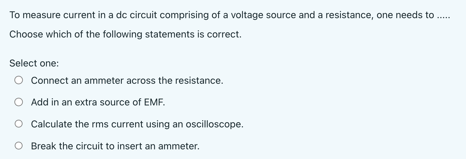 attached (across VOUT). What is the voltage measured across VOUT? NB You