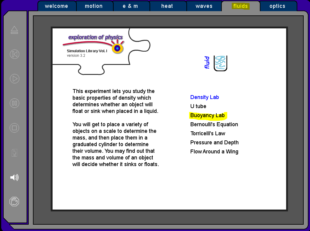 lab. See figure 2 for more details. The screen shows a large