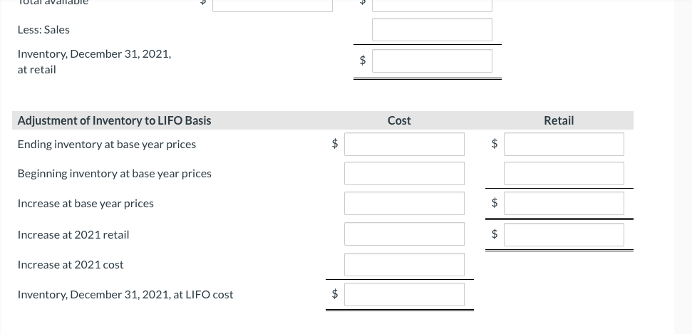 2020. (Round answer to O decimal places, e.g. 5,275.) Depreciation expense $