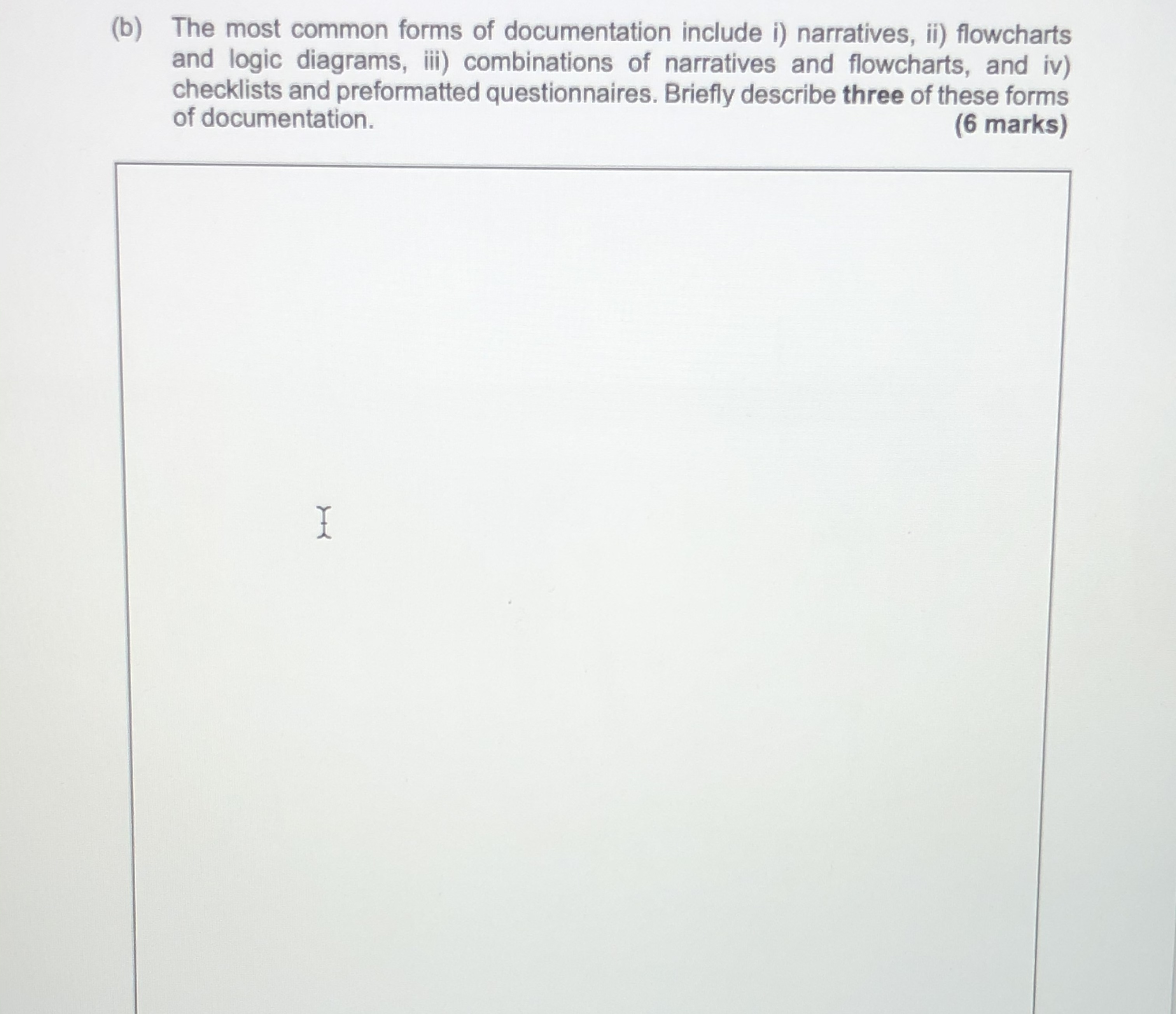 Thank you. Question 5 9 Marks (a) The table below lists some