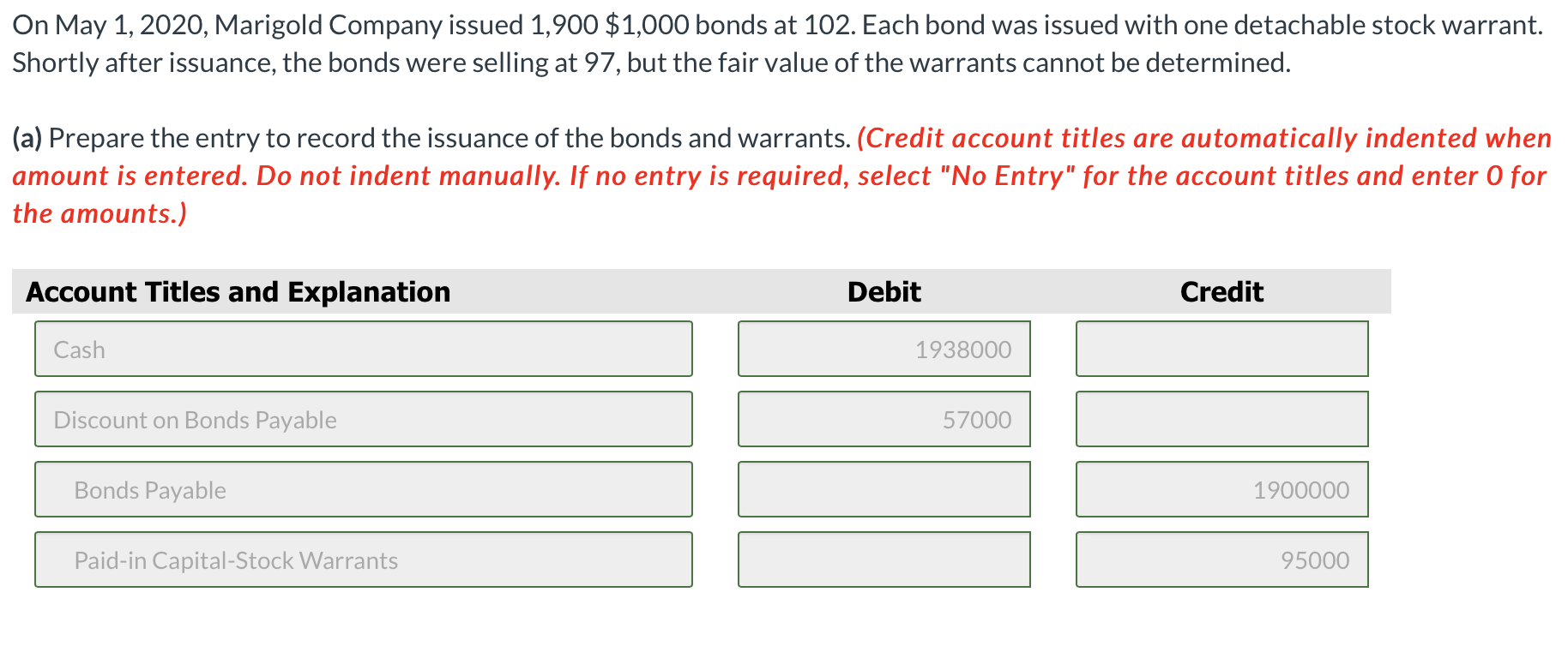 I need help figuring out part (b) : The discount on bonds