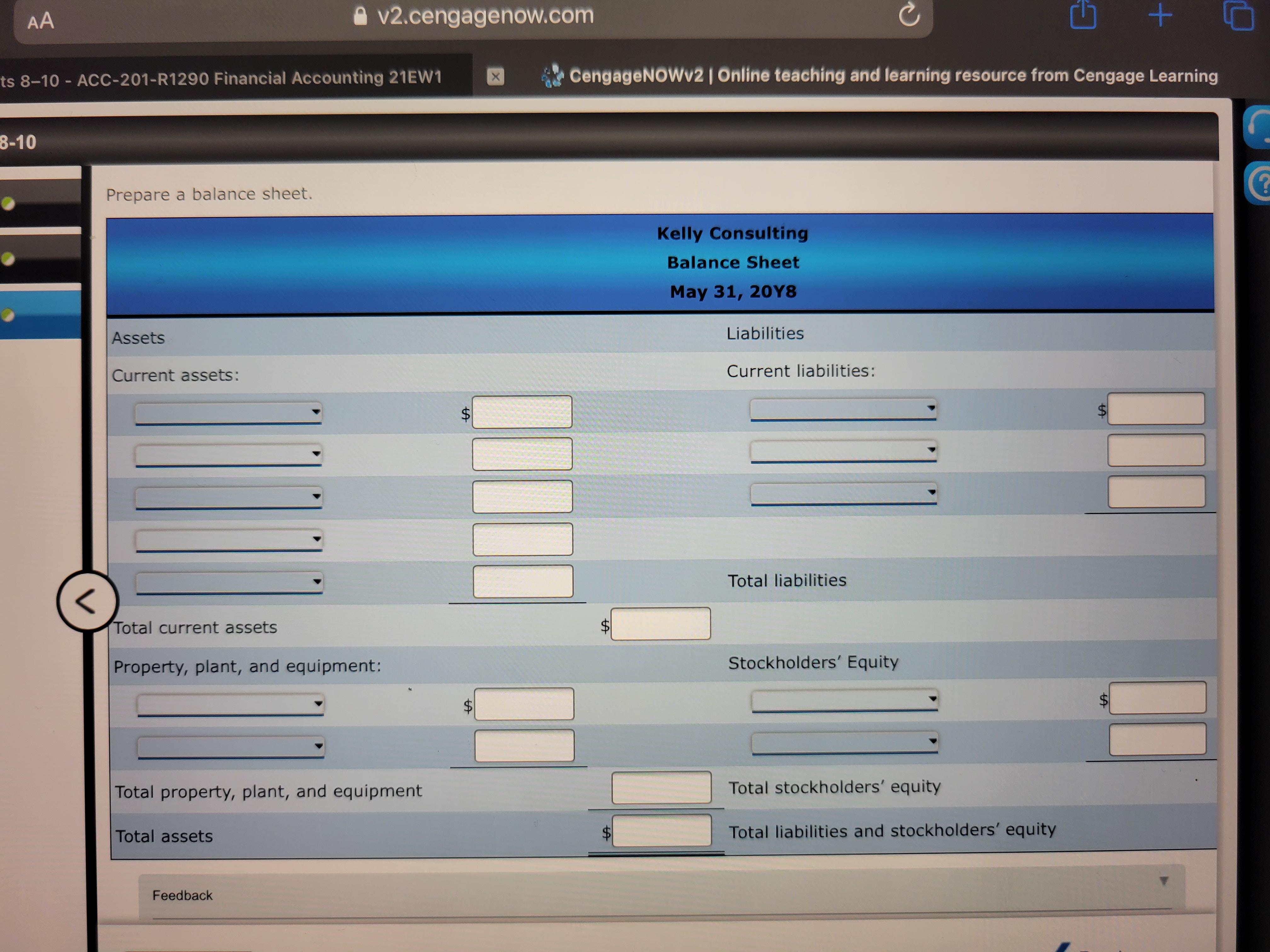 Debit Credit ART. 1 Cash 4,500 Unearned Fees * V 4,500 May