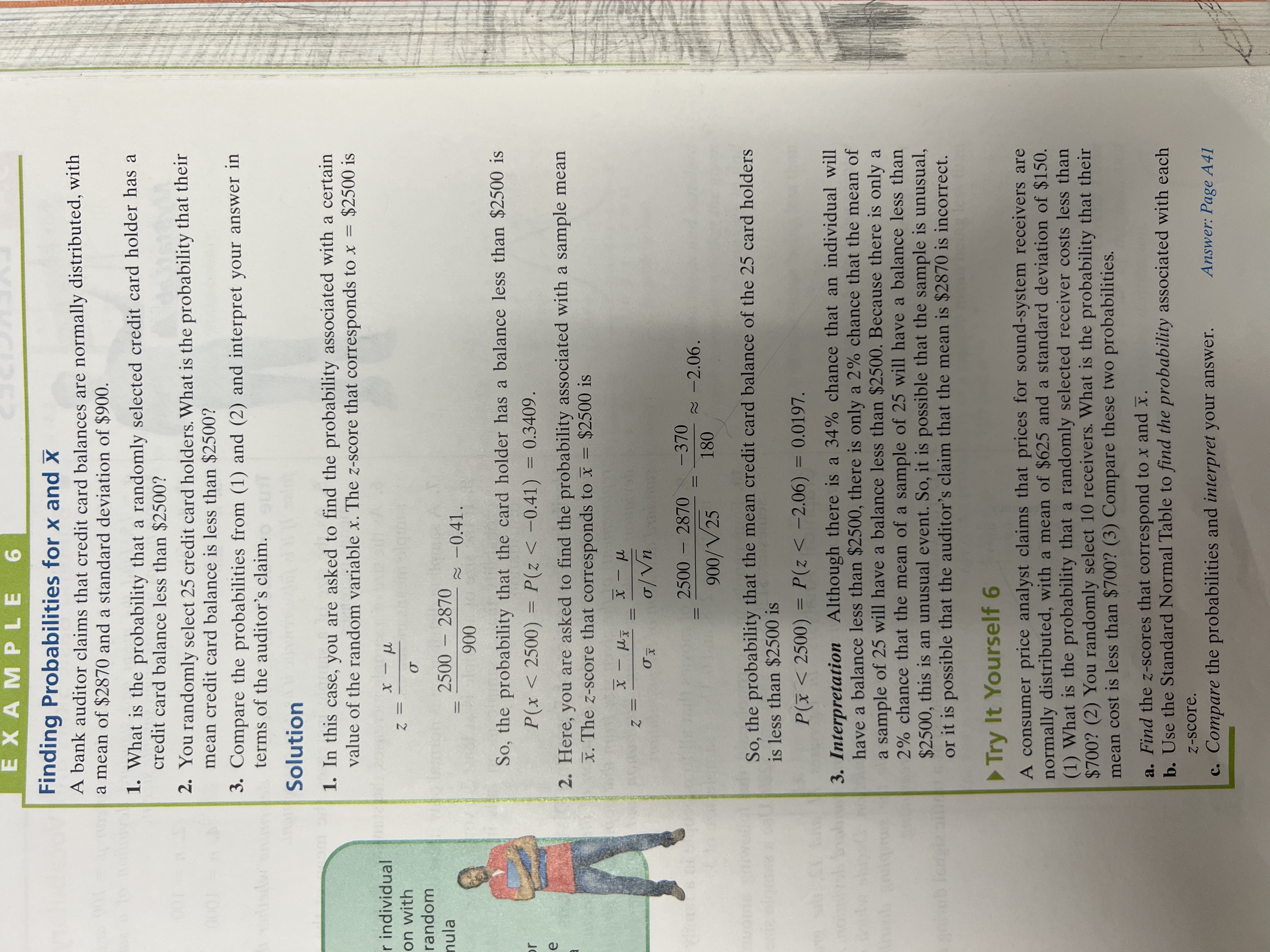 feet, as shown in the following graph. Random samples of size 4