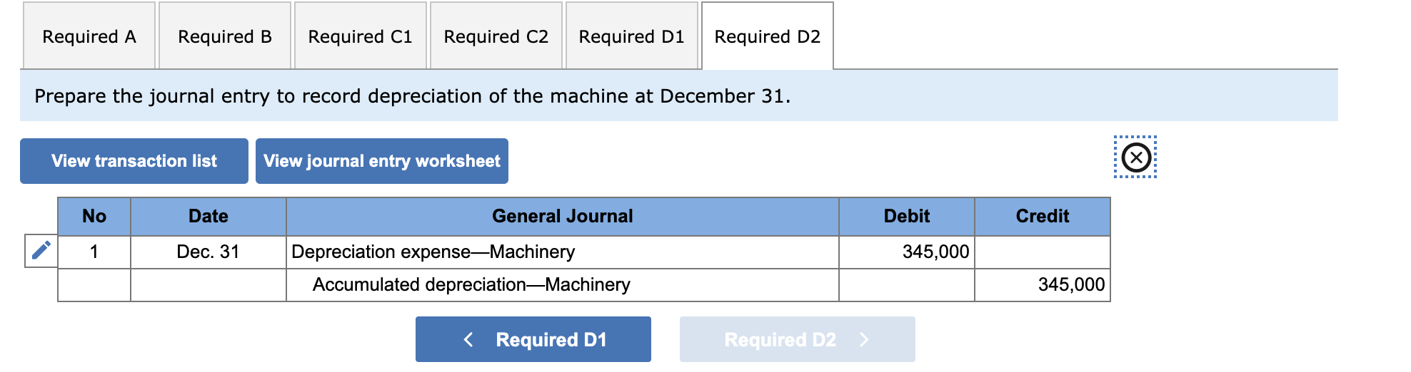  Please check my answer ! Required information Problem 8-7A Natural resources
