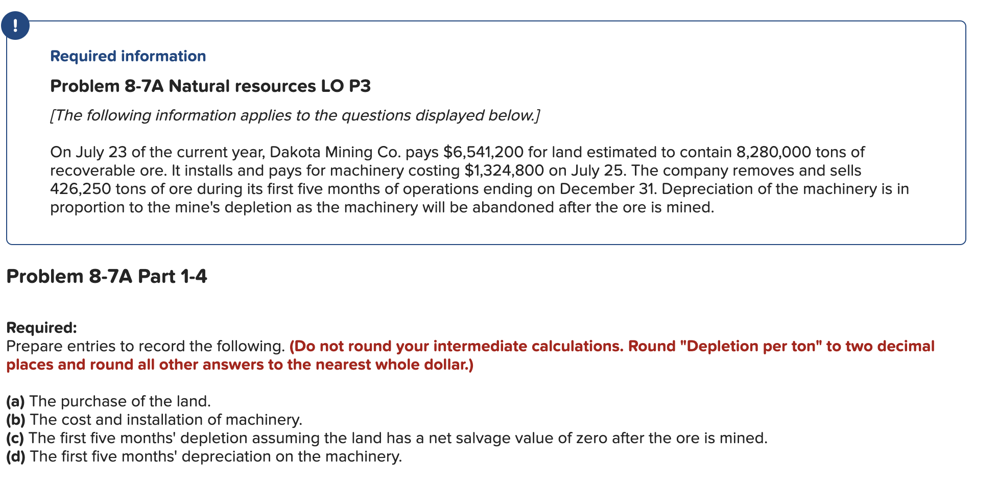 LO P3 [The following information applies to the questions displayed below.] On
