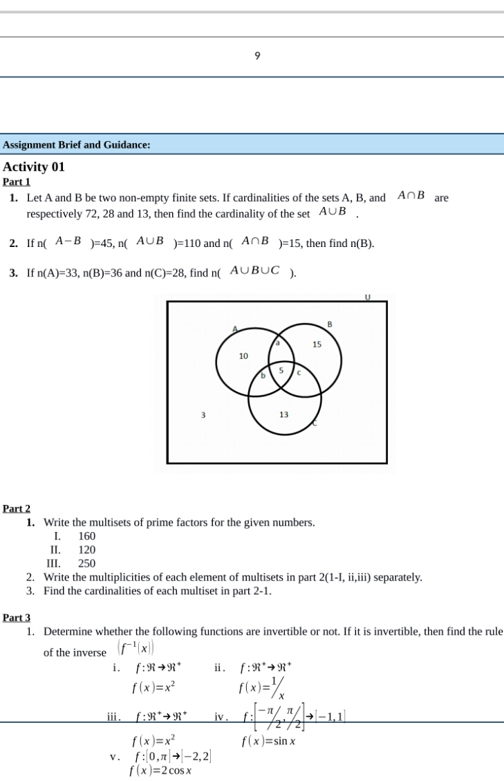 please help me out with the question 9 Assignment Brief and Guidance: