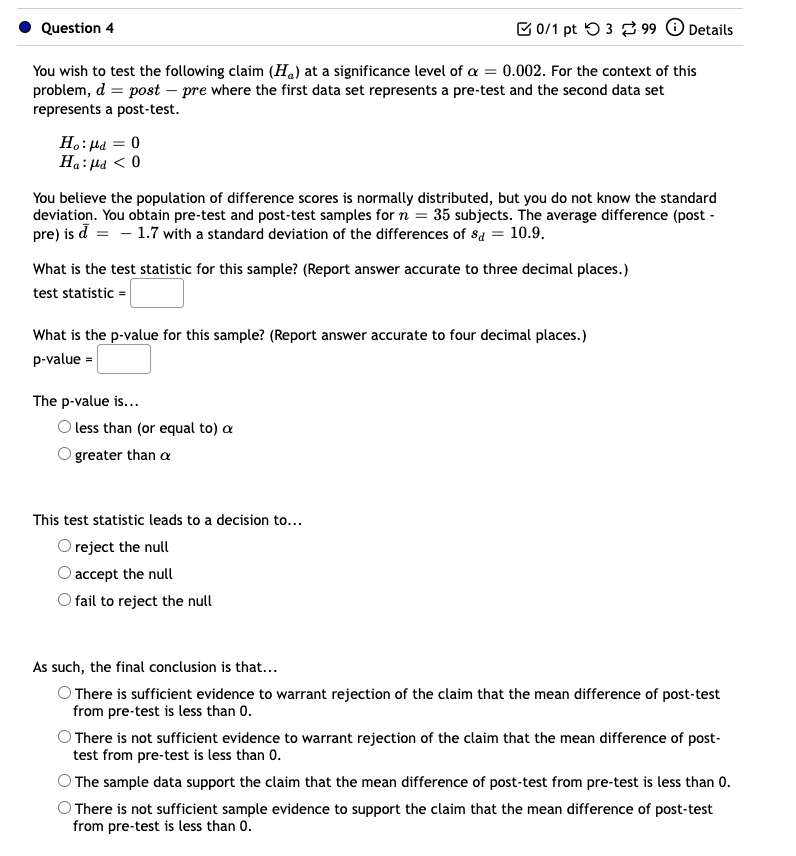 represents an Independent Samples or Matched pairs situation by placing the appropriate