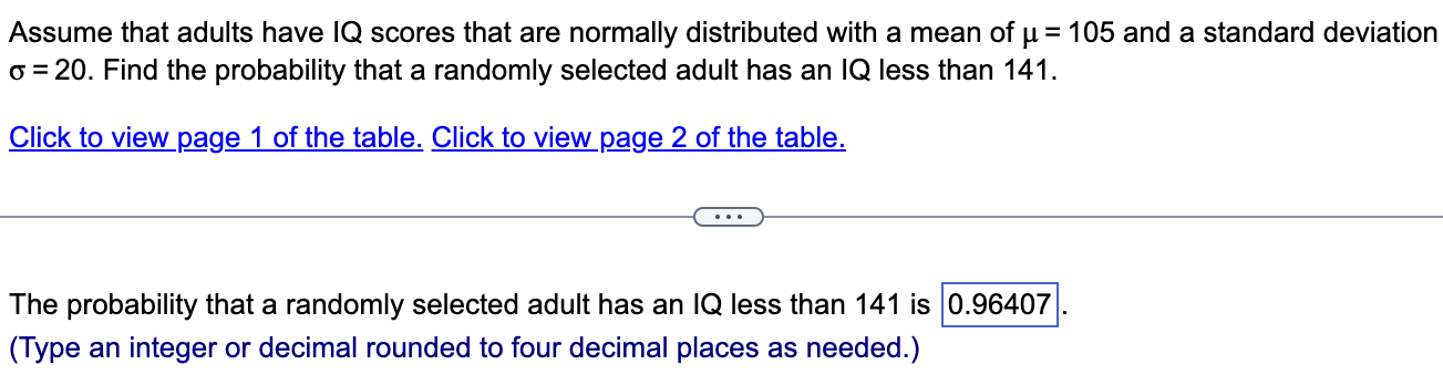  Question 1 Use the data in the following table, which lists
