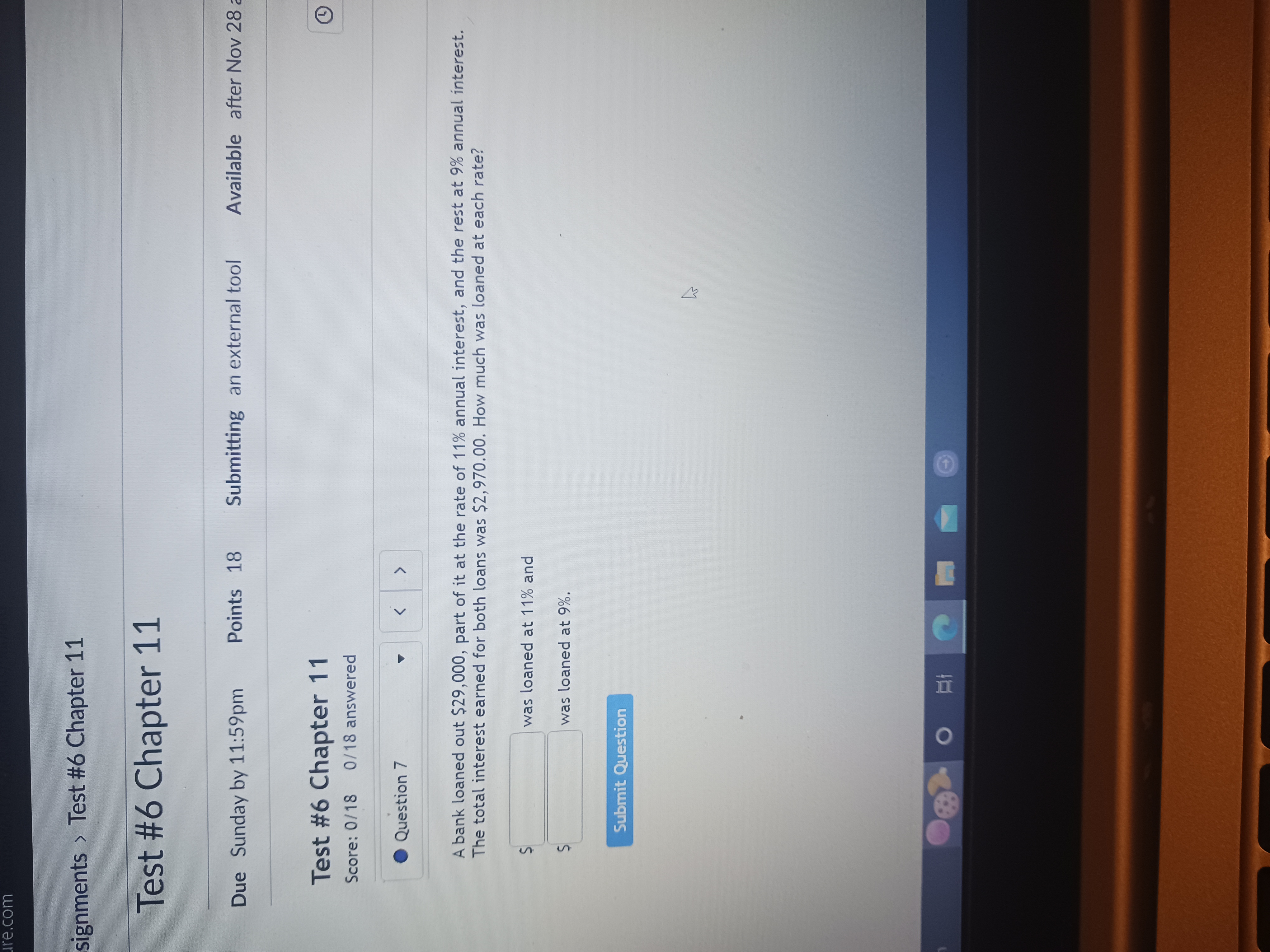 Due Sunday by 11:59pm Points 18 Submitting an external tool Available after