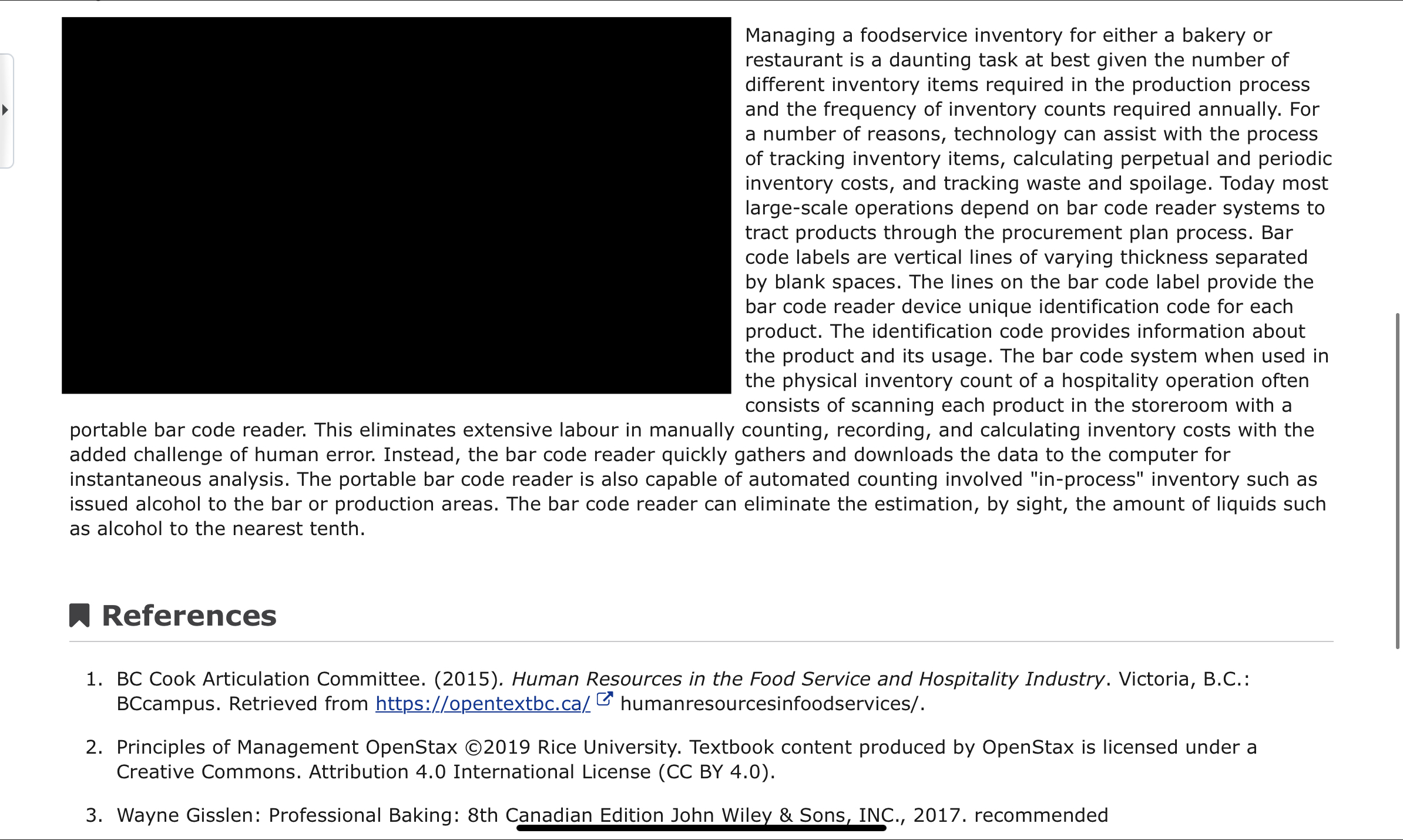 Only answer one question belowWhat procedures do you need to put into