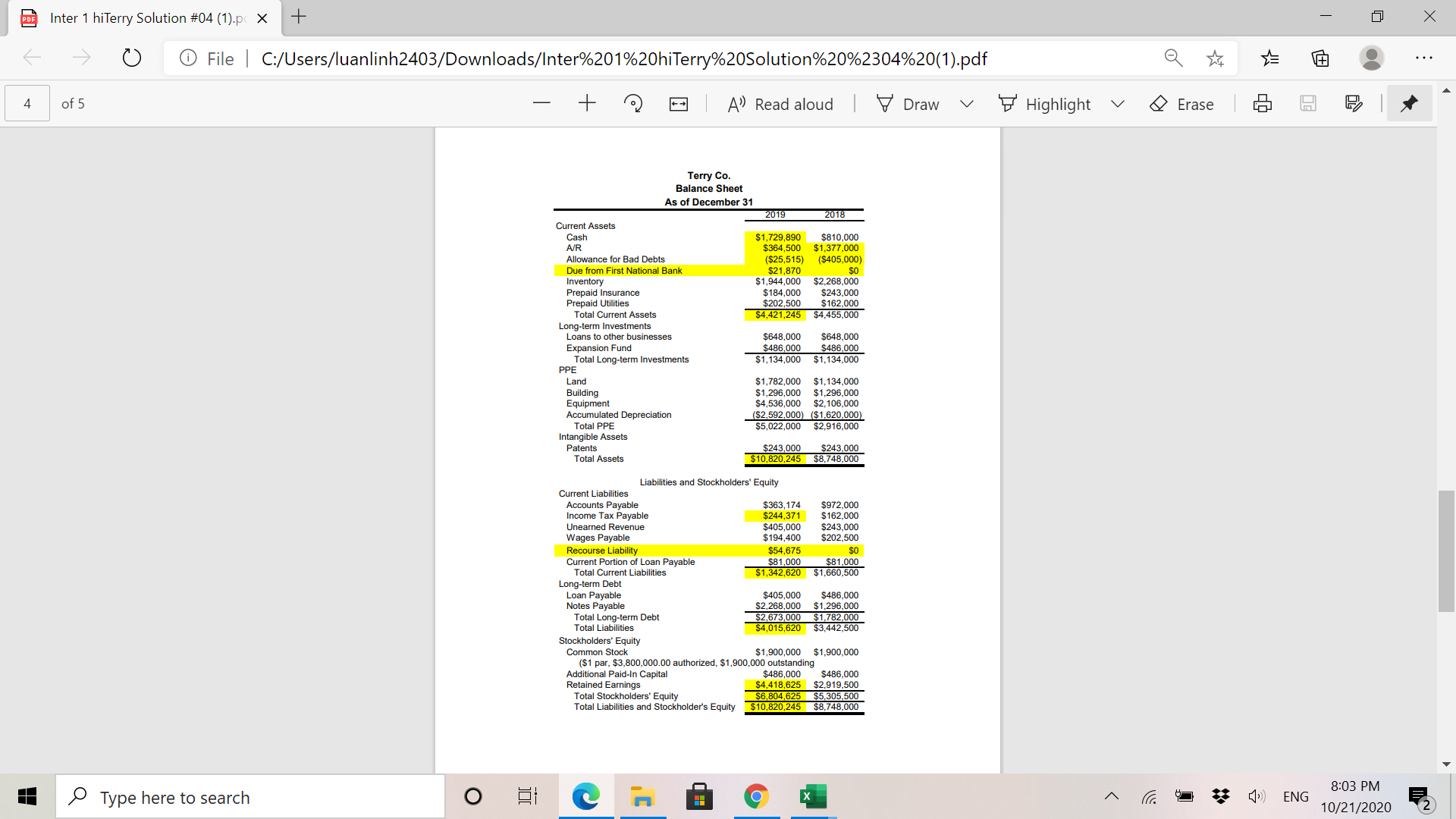  PDF Inter 1 hiTerry Solution #04 (1).pc X + X O