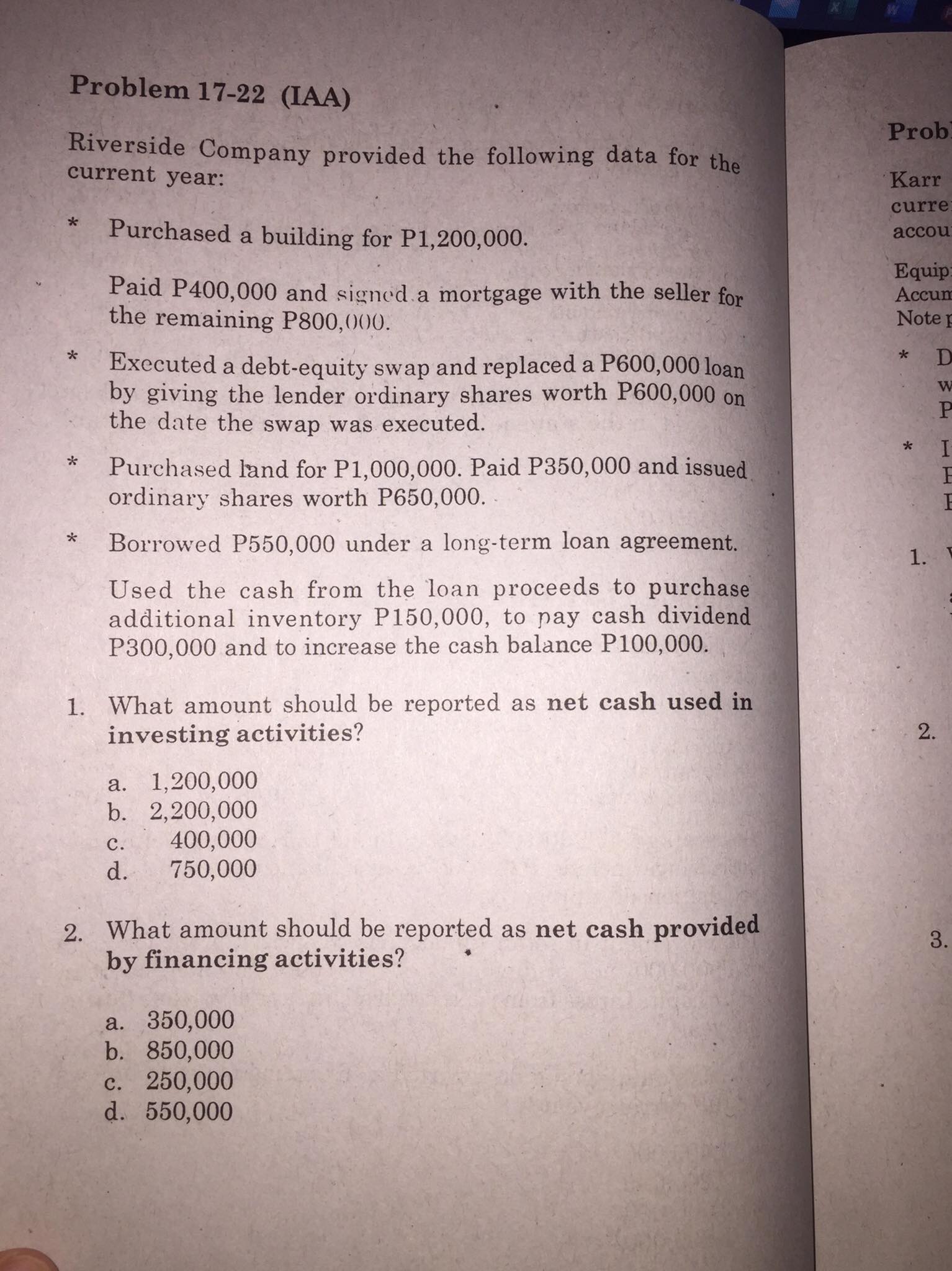 1679 (IAA) Oakwood Company provided the following data for the current year: