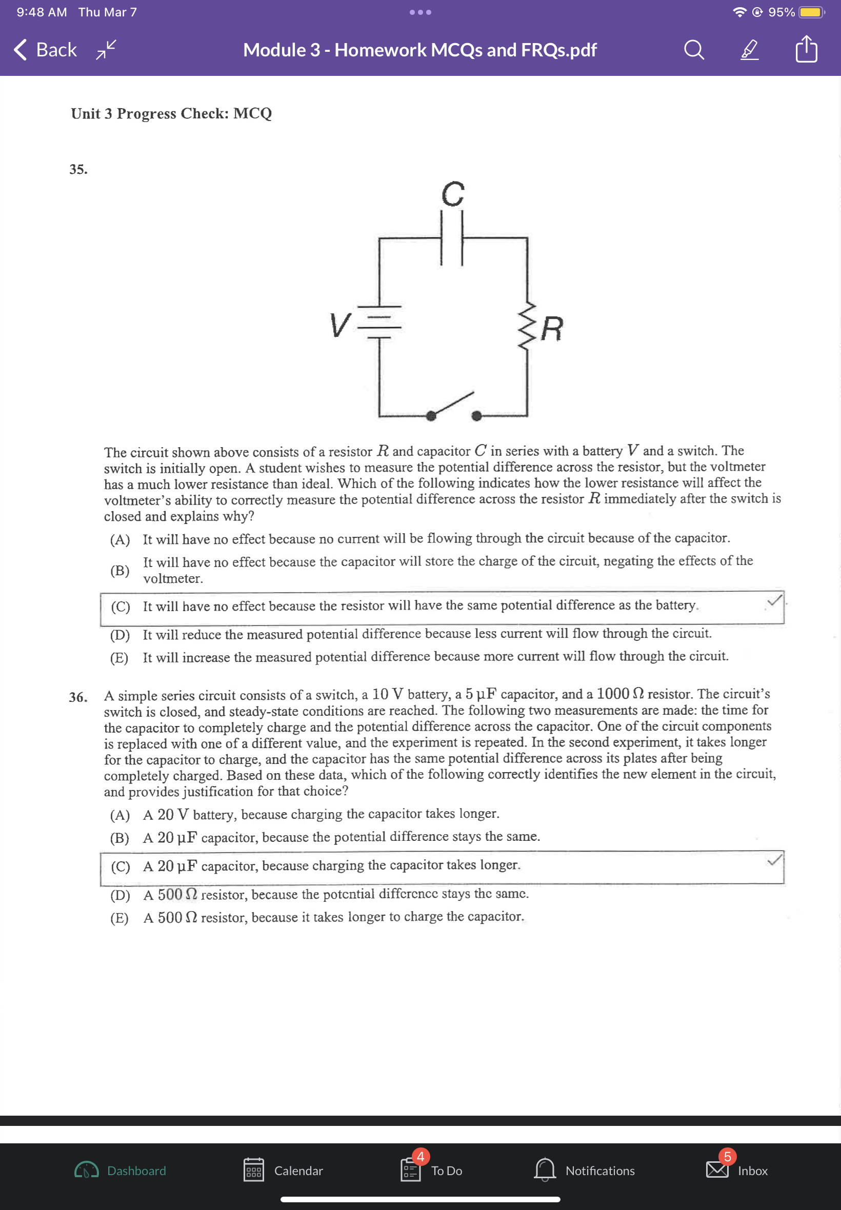 9:48 AM Thu Mar 7 Ll 7.IZ Module 3 - Homework