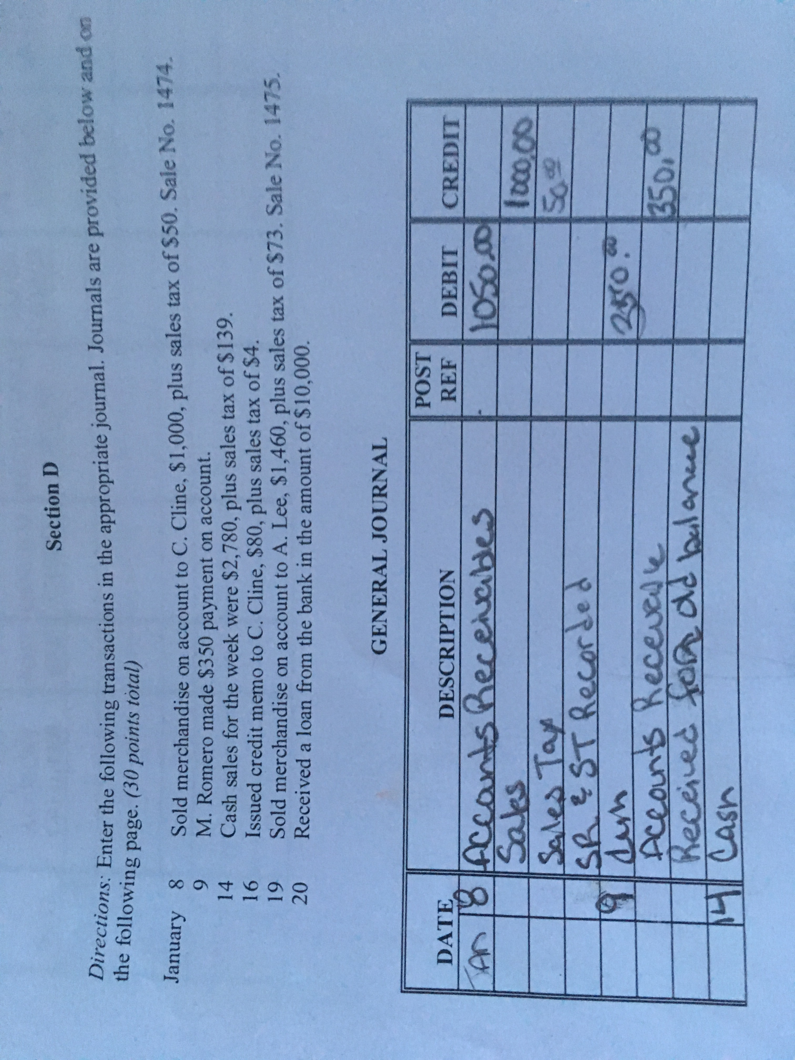 Here is the question and directions to do this problem!