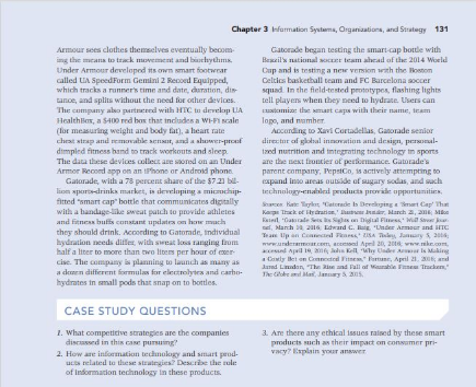 Please answer all questions fully, in regards to management applications of information