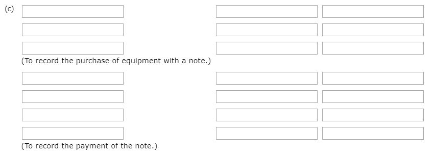 Martinez paid cash for the equipment 8 days after the purchase. The