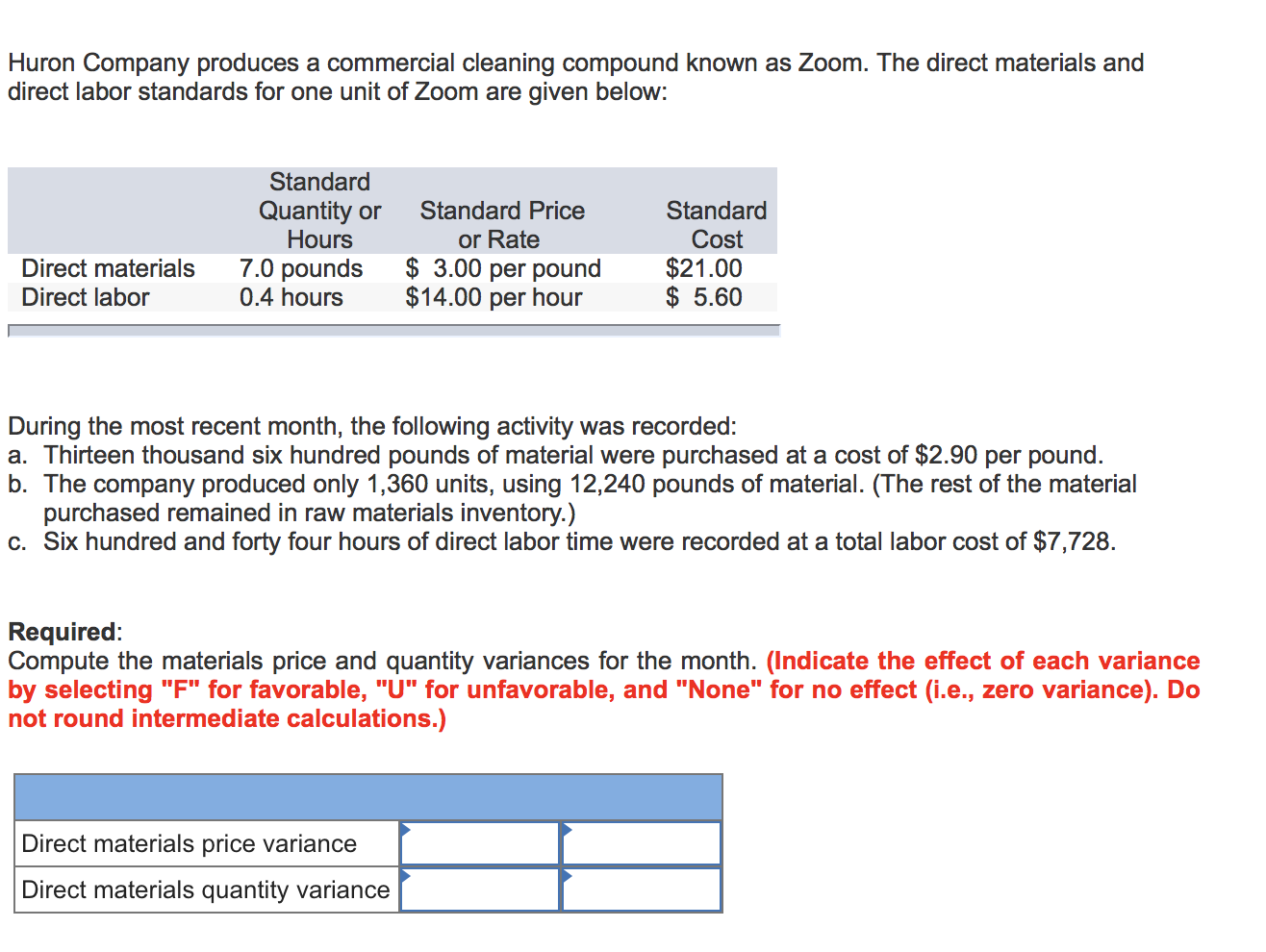 I need help with the question, I would be very grateful. Huron