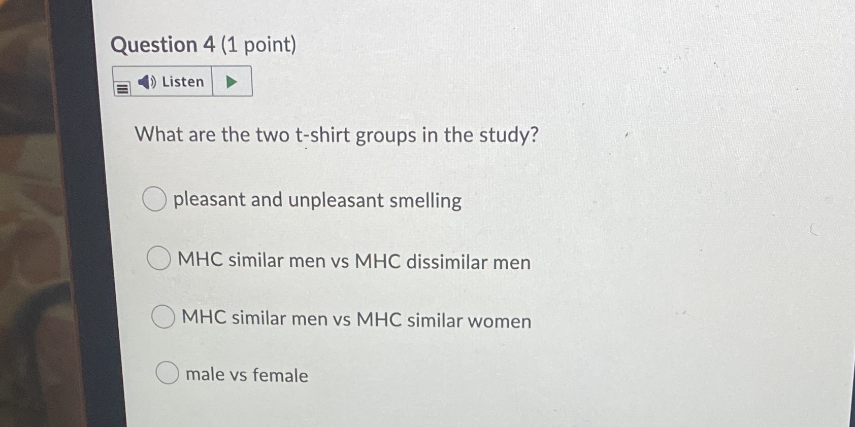 are the two t-shirt groups in the study? (a) P2=0.03 8 (C)