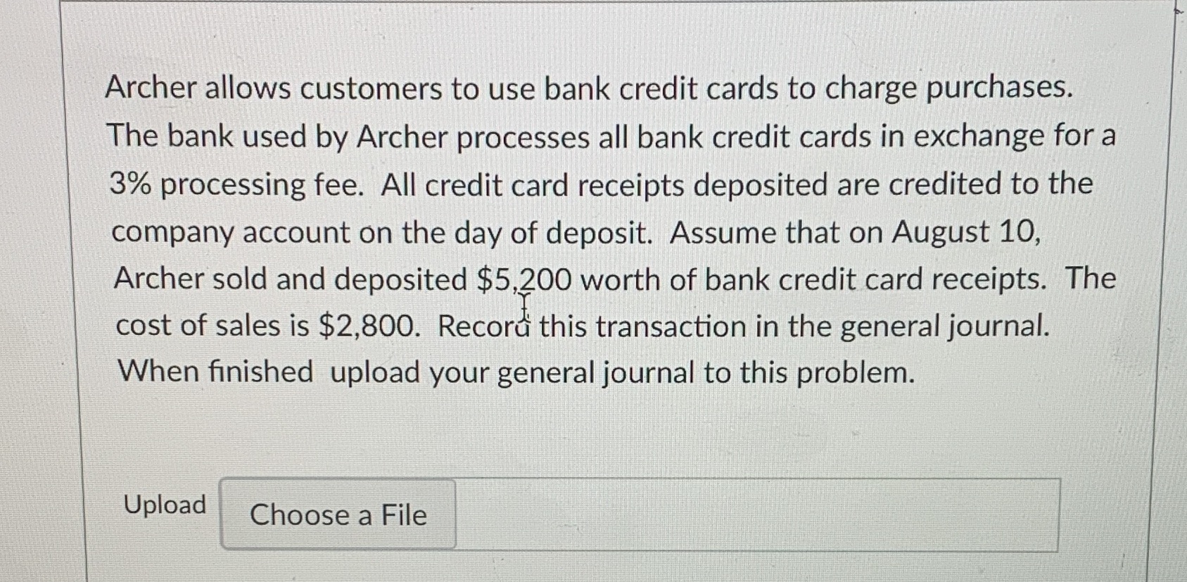 this is my homework, please help :) Archer allows customers to use