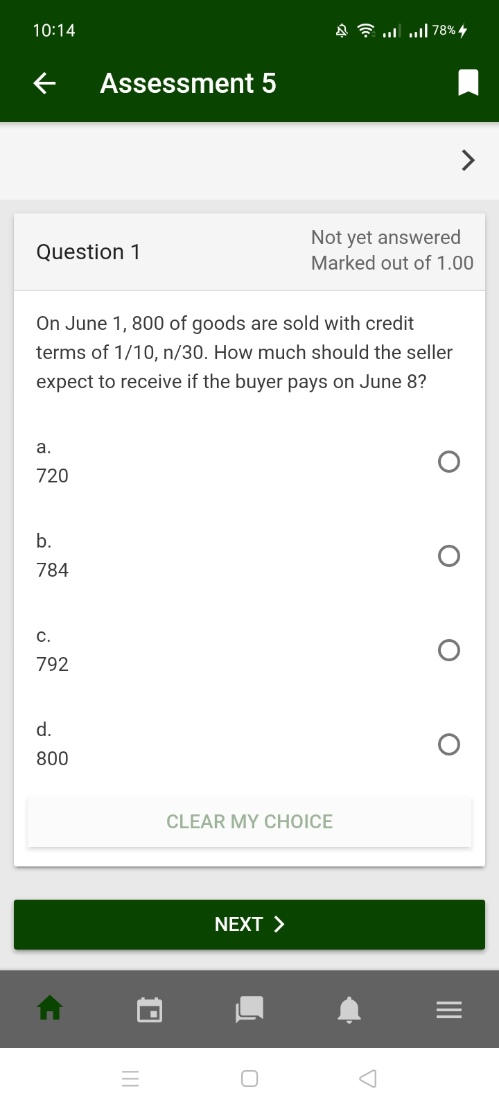 How much should the seller expect to receive if the buyer pays