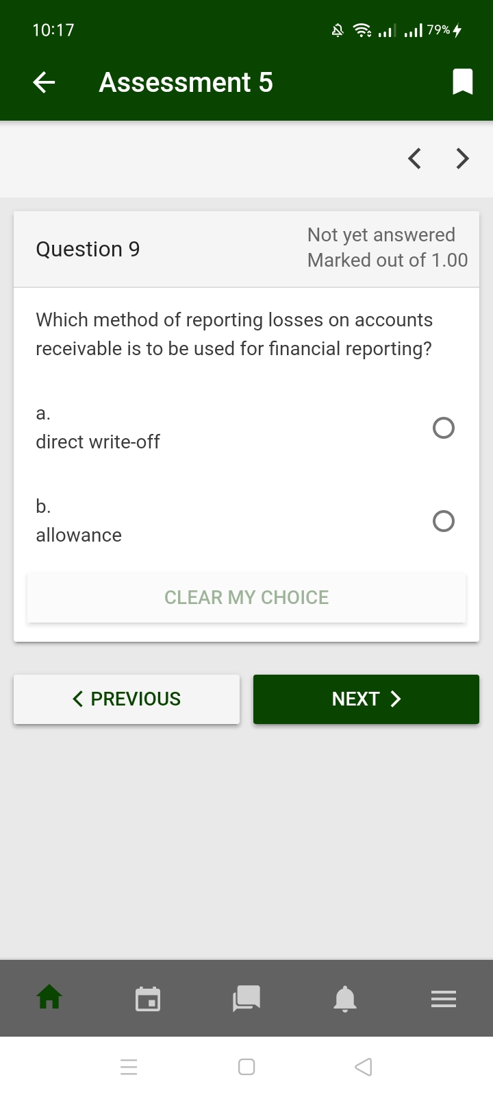 5 Question 5 Not yet answered Marked out of 1.00 A company