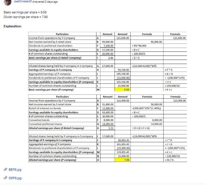 I recently asked this question. The tutor helping me provided 4 answers