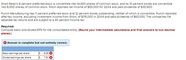but all came back as incorrect. There is a rounding portion to