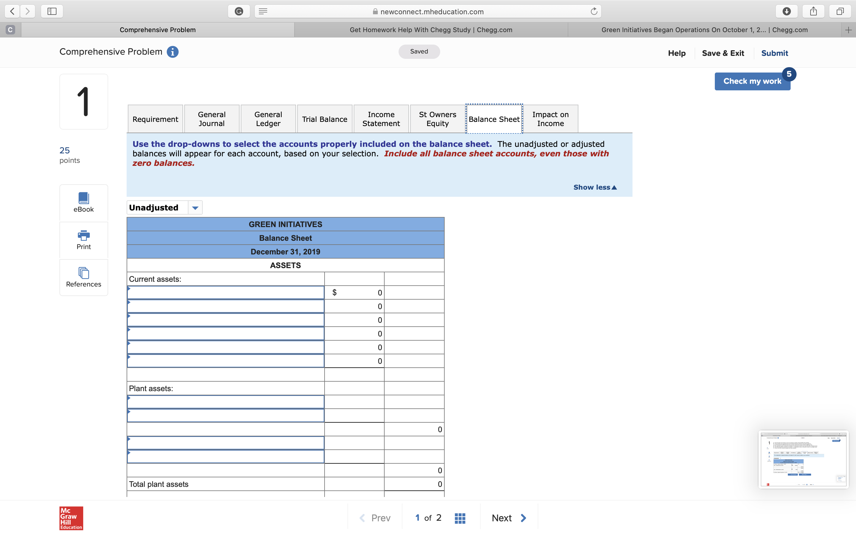 With Chegg Study | Chegg.com Green Initiatives Began Operations On October 1,