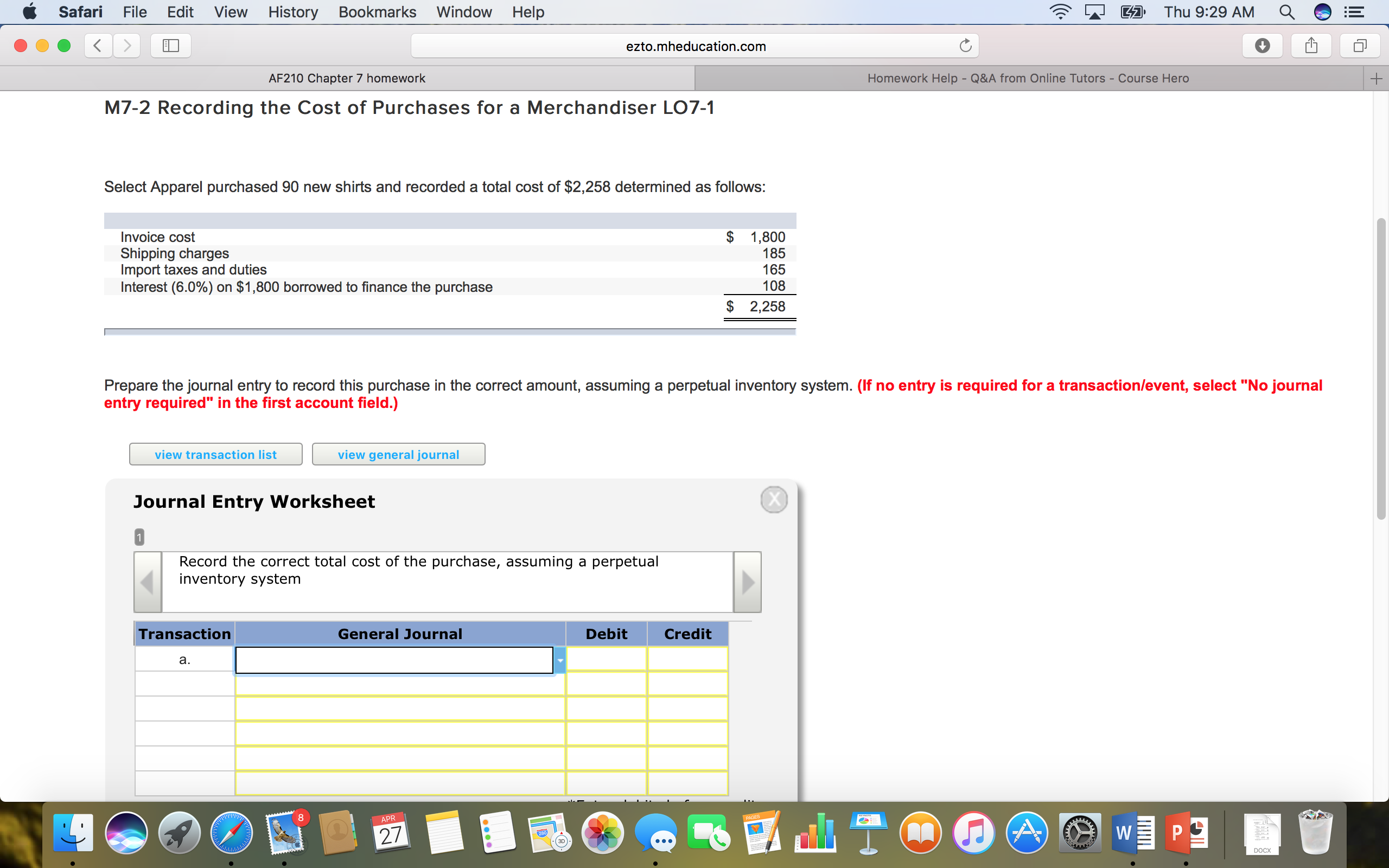 Please help me breakdown and record this journal entry correctly. Thank you!