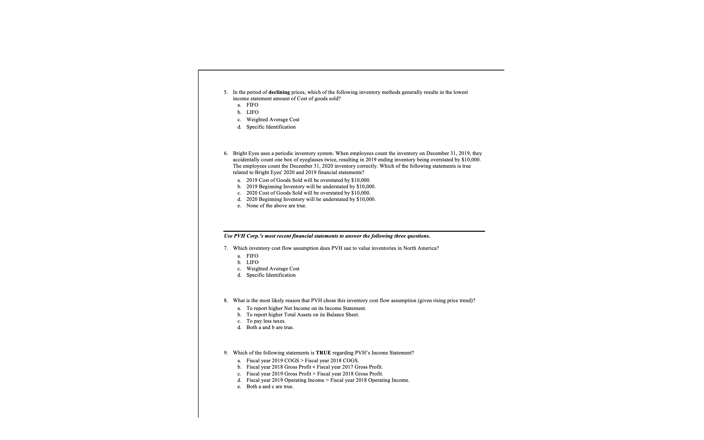 Wood Corporation's is presented below. Assume that Wood uses periodic inventory tracking