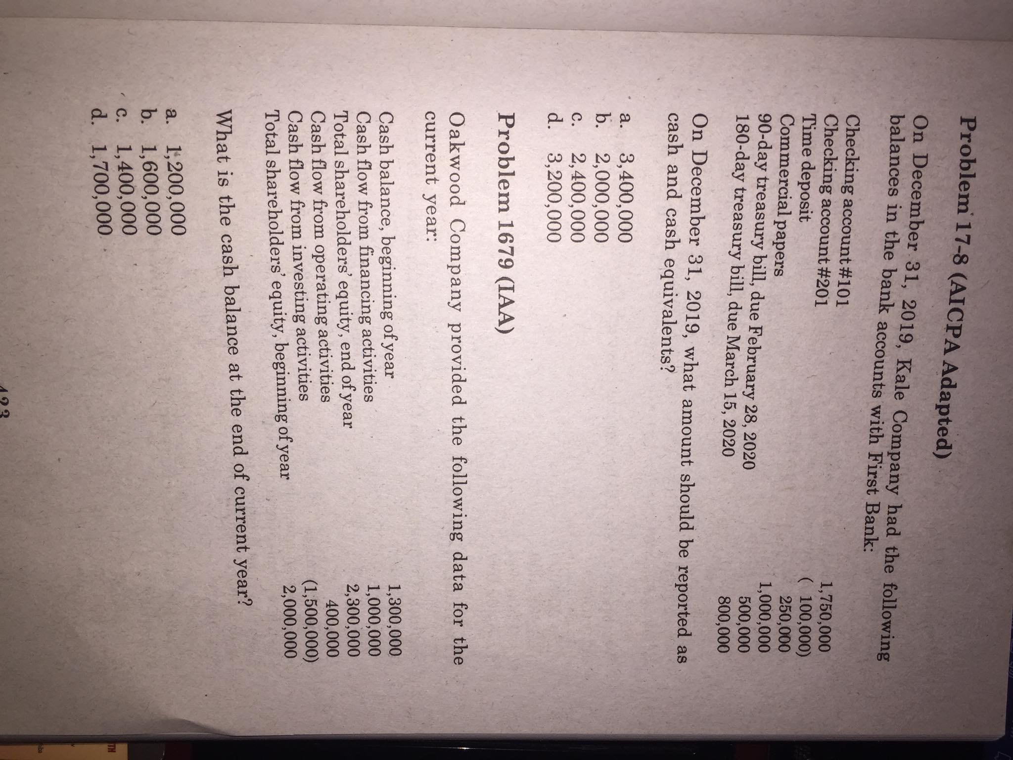 with solutions Problem 17-12 (AICPA Adapted) Moon Company reported net income of