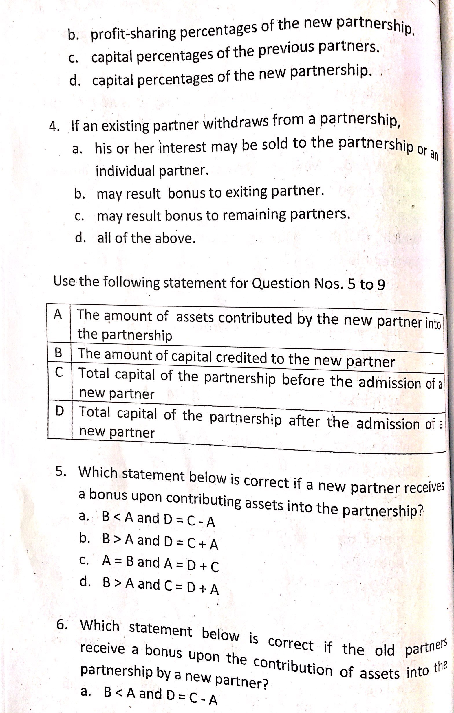 exercise to review for my coming exam. Please provide explanations. wercise NV